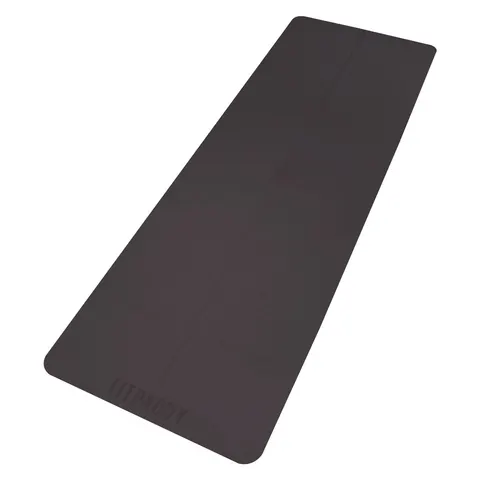 Fitpaddy Yogamatte MAT01BL, TPE, 183 × 61 cm, schwarz, Ansicht 2