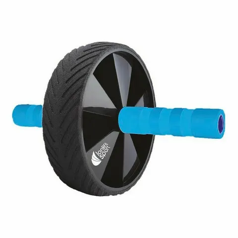 Roue abdominale LongFit Sport, bleu/noir