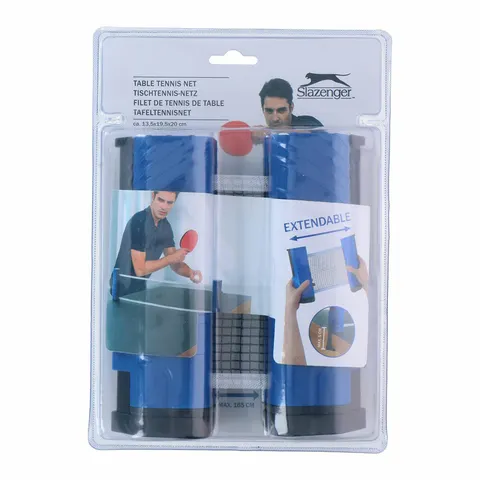 Red de ping pong extensible Slazenger, azul, vista 2