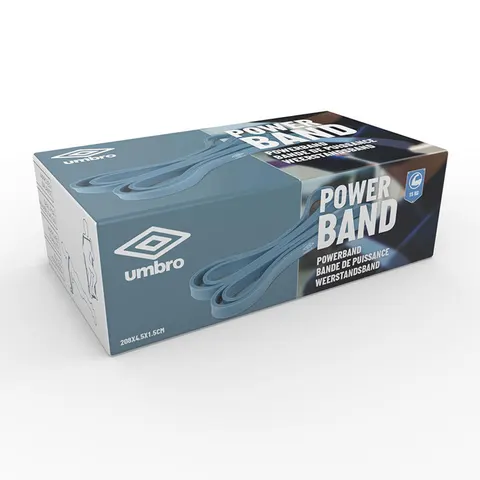Élastique de musculation Umbro 15 kg (power band), bleu, vue 2
